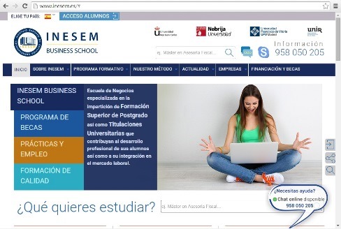INESEM estrena su renovada página web