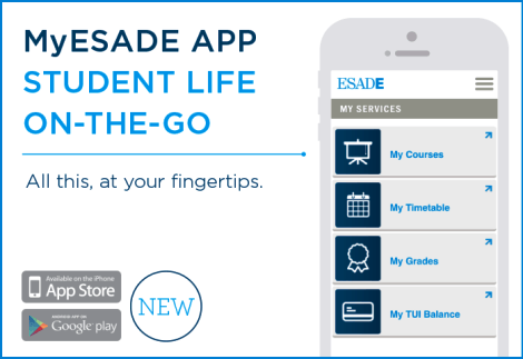 MyESADE, la app de ESADE para la atención al alumno