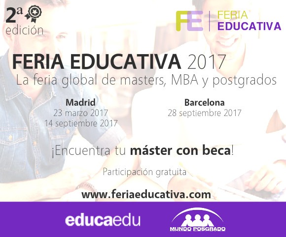 FERIA EDUCATIVA llega a su 2ª edición en marzo 2017