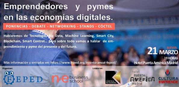 N+E organiza junto a FEPED un evento de emprendedores y tendencias digitales