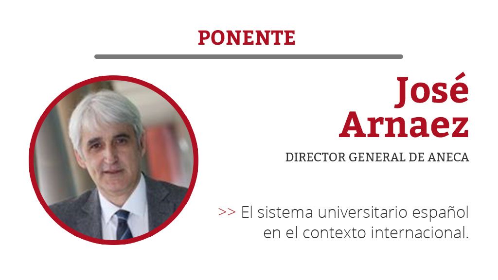 Ponencia de José Arnáez sobre la universidad española en el contexto internacional