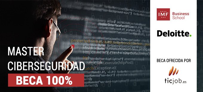 BECAS MÁSTER ONLINE CIBERSEGURIDAD PROTECCIÓN INFORMÁTICA
