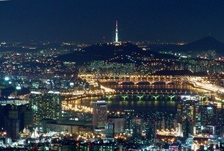 Una vista de Seúl, la moderna capital surcoreana